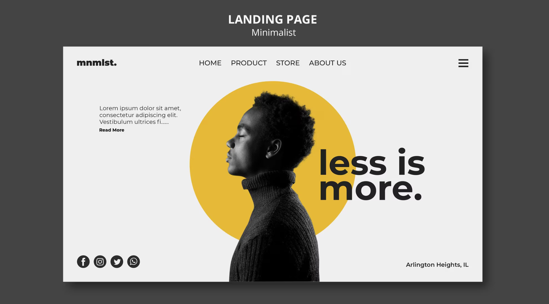 E-commerce Homepage Mockup